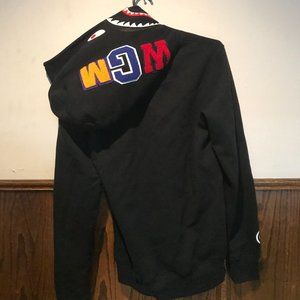 Bape shark hoodie pull over no camo
